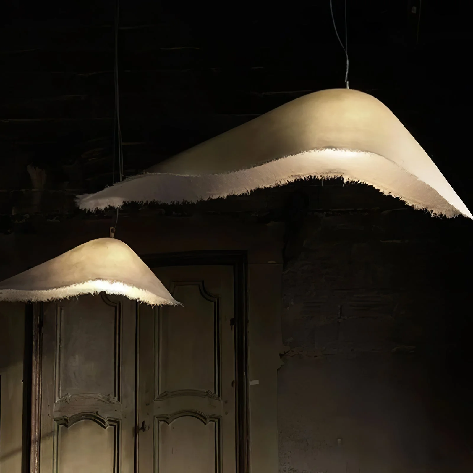 Lustra Pendant Lamp Travertine Natural Stone - Image 33