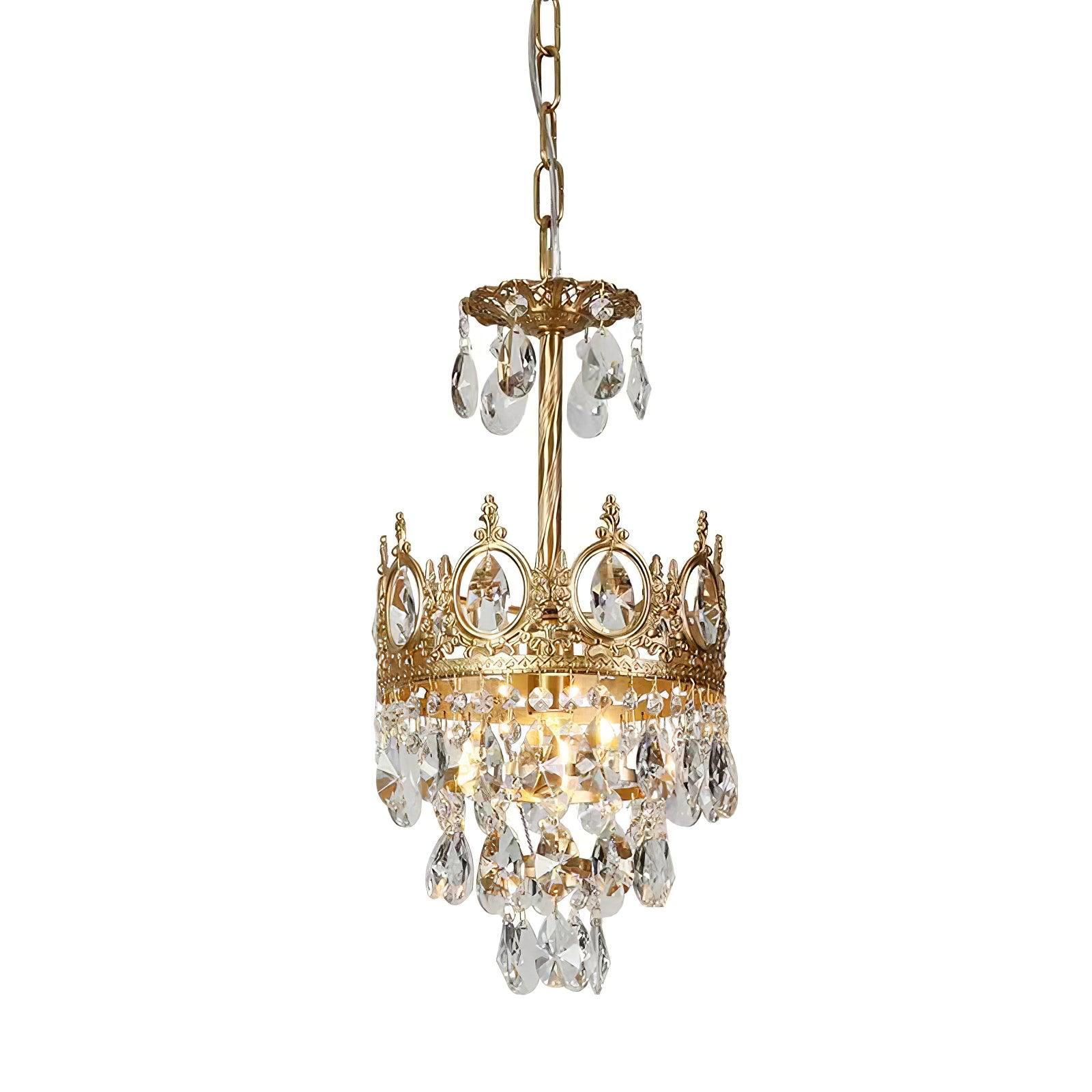 Lustra Pendant Lamp Vintage Crystal Droplets - Image 14