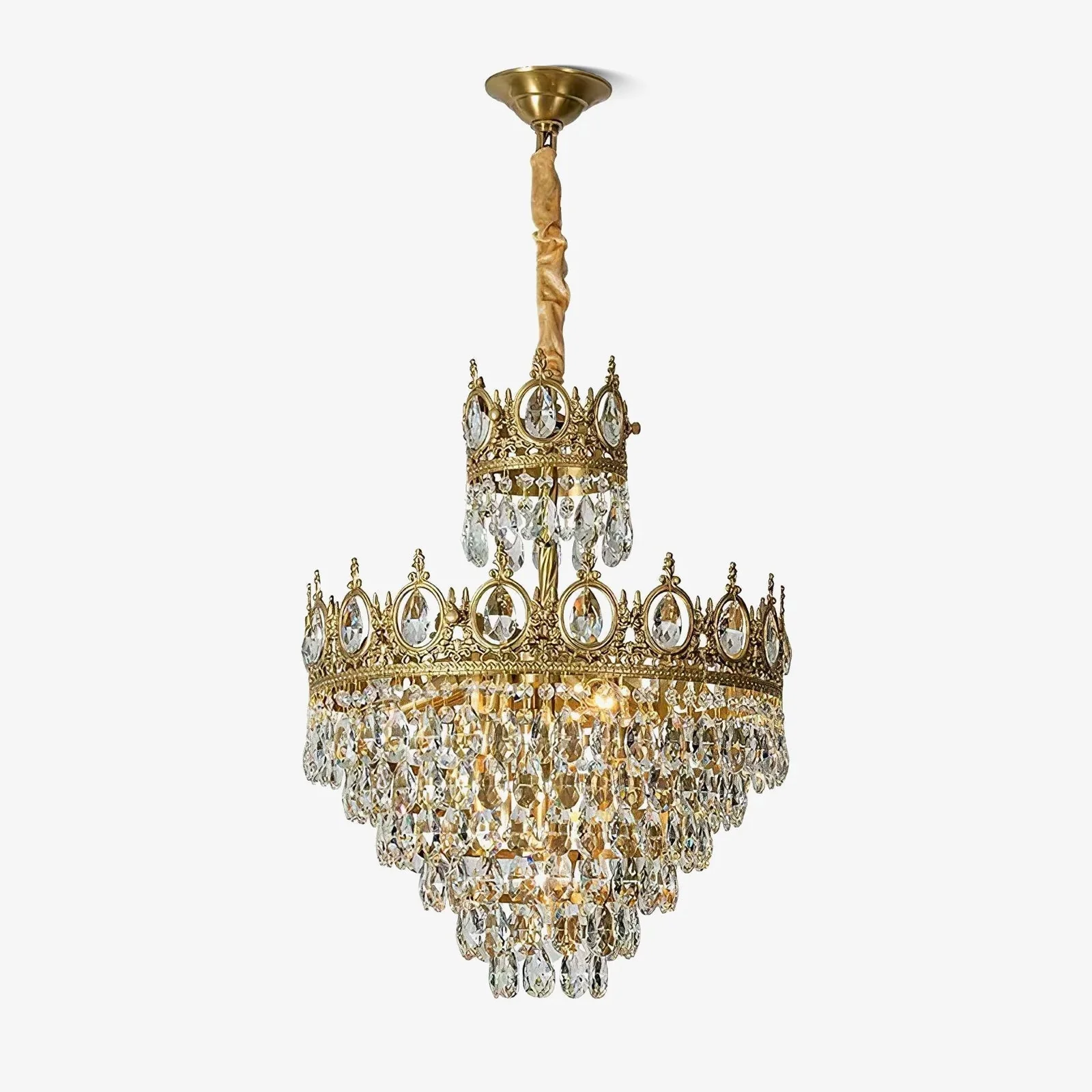 Lustra Pendant Lamp Vintage Crystal Droplets - Image 21
