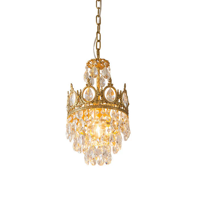 Lustra Pendant Lamp Vintage Crystal Droplets - Image 35