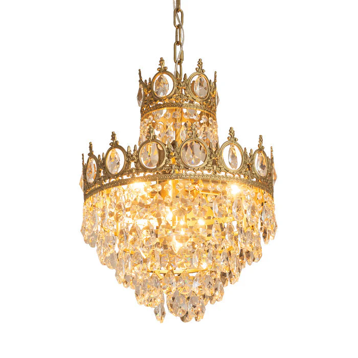 Lustra Pendant Lamp Vintage Crystal Droplets - Image 37