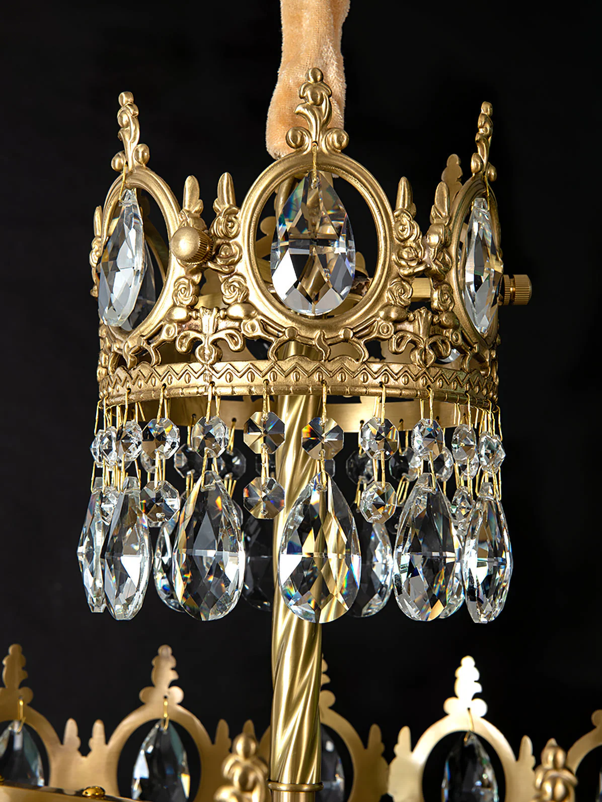 Lustra Pendant Lamp Vintage Crystal Droplets - Image 41
