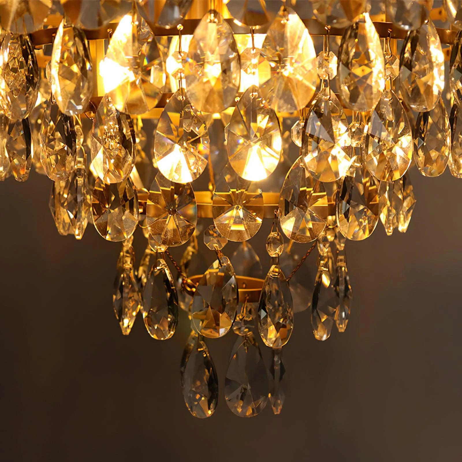 Lustra Pendant Lamp Vintage Crystal Droplets - Image 45