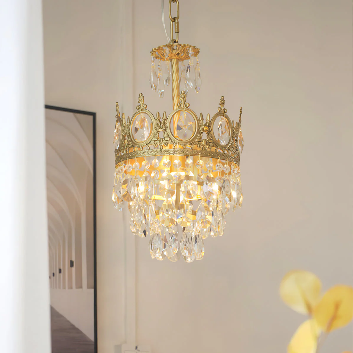 Lustra Pendant Lamp Vintage Crystal Droplets - Image 57