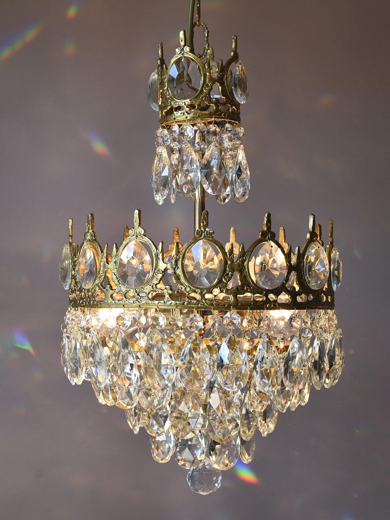 Lustra Pendant Lamp Vintage Crystal Droplets - Image 67