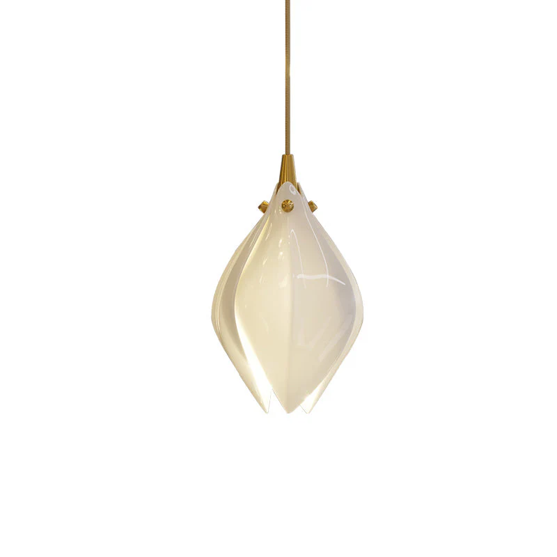 Lustra Pendant Lamp White Floral Ceramic - Image 58