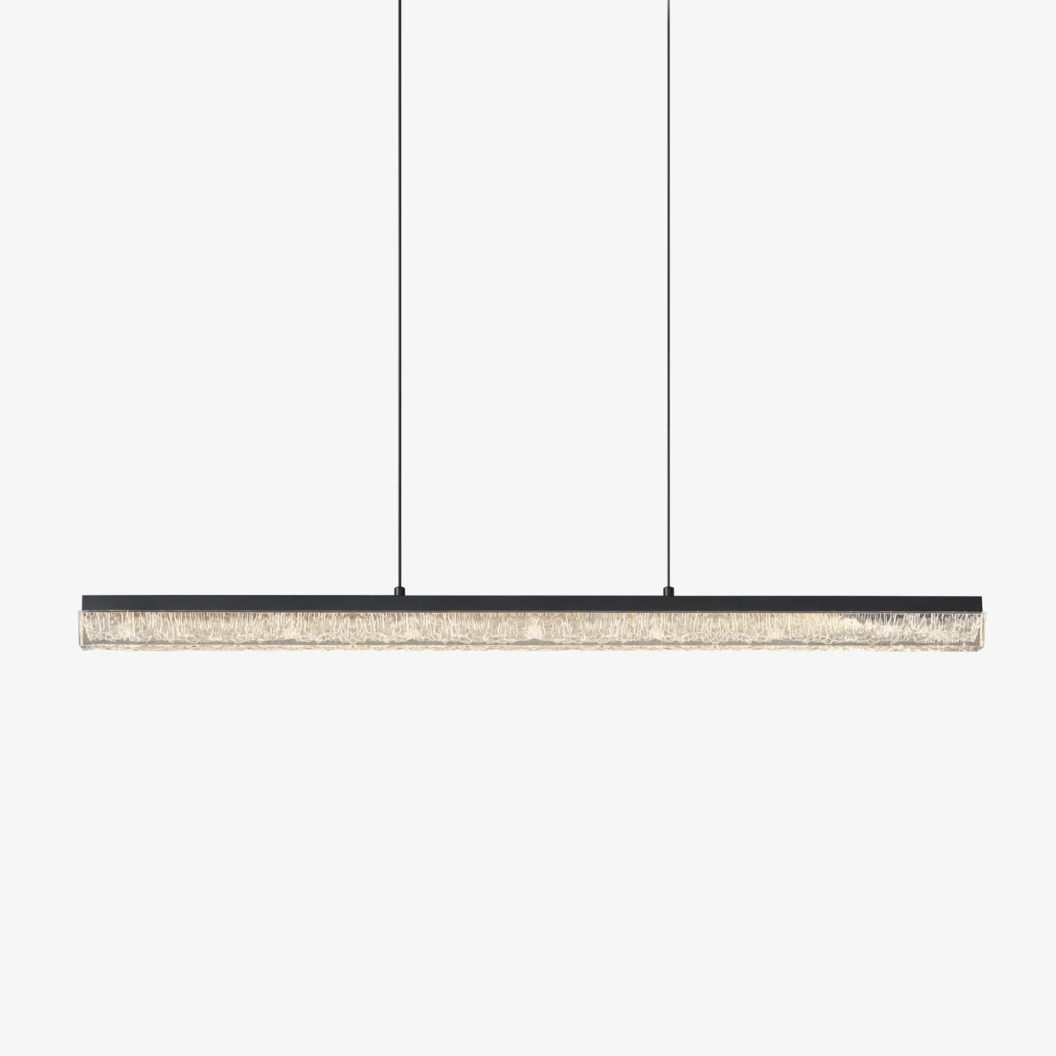 Lustra Pendant Light Black Linear