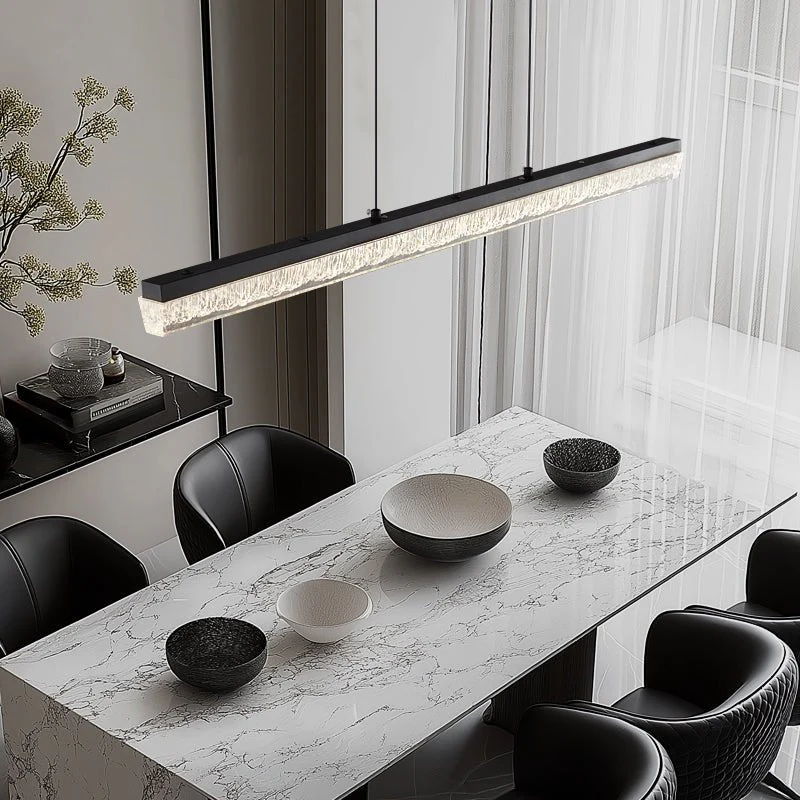 Lustra Pendant Light Black Linear - Image 5
