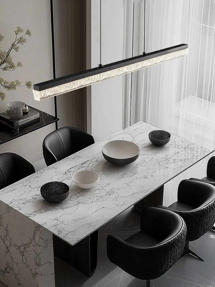 Lustra Pendant Light Black Linear - Image 9