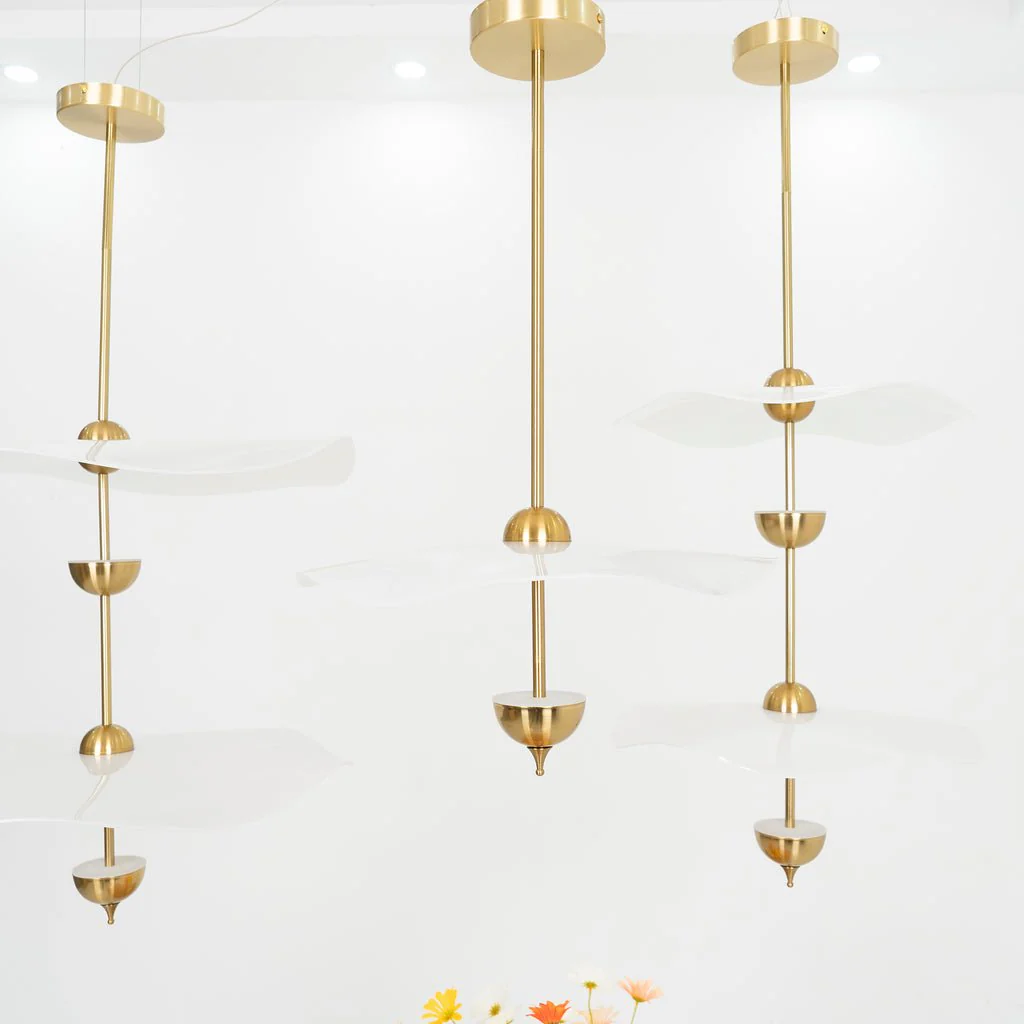 Lustra Pendant Light Double Biscuit for Living Room - Image 21