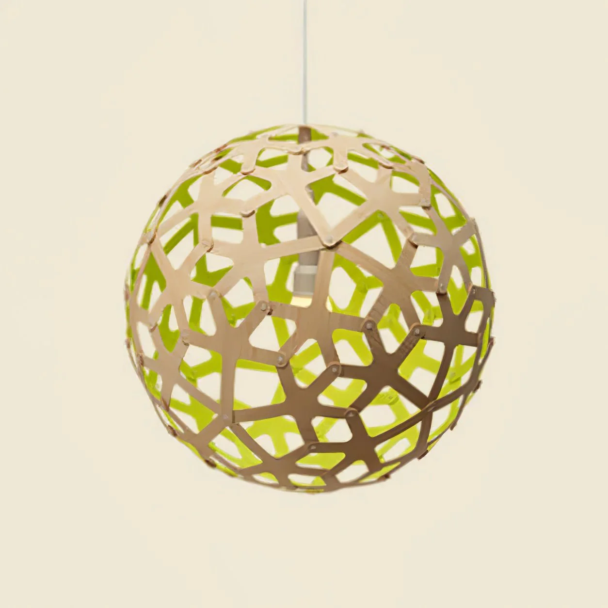 Lustra Pendant Light Geometric Wooden Woven - Image 18
