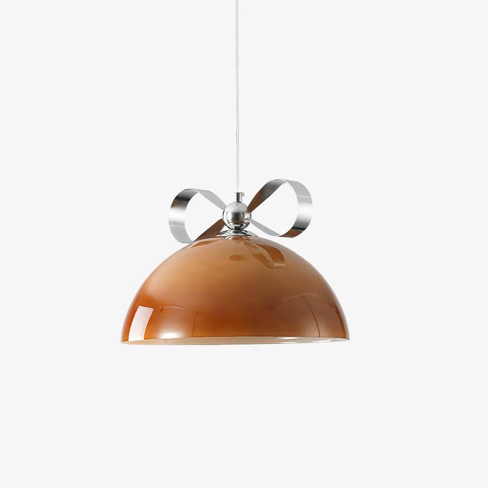 Lustra Pendant Light Glass Amber Dining