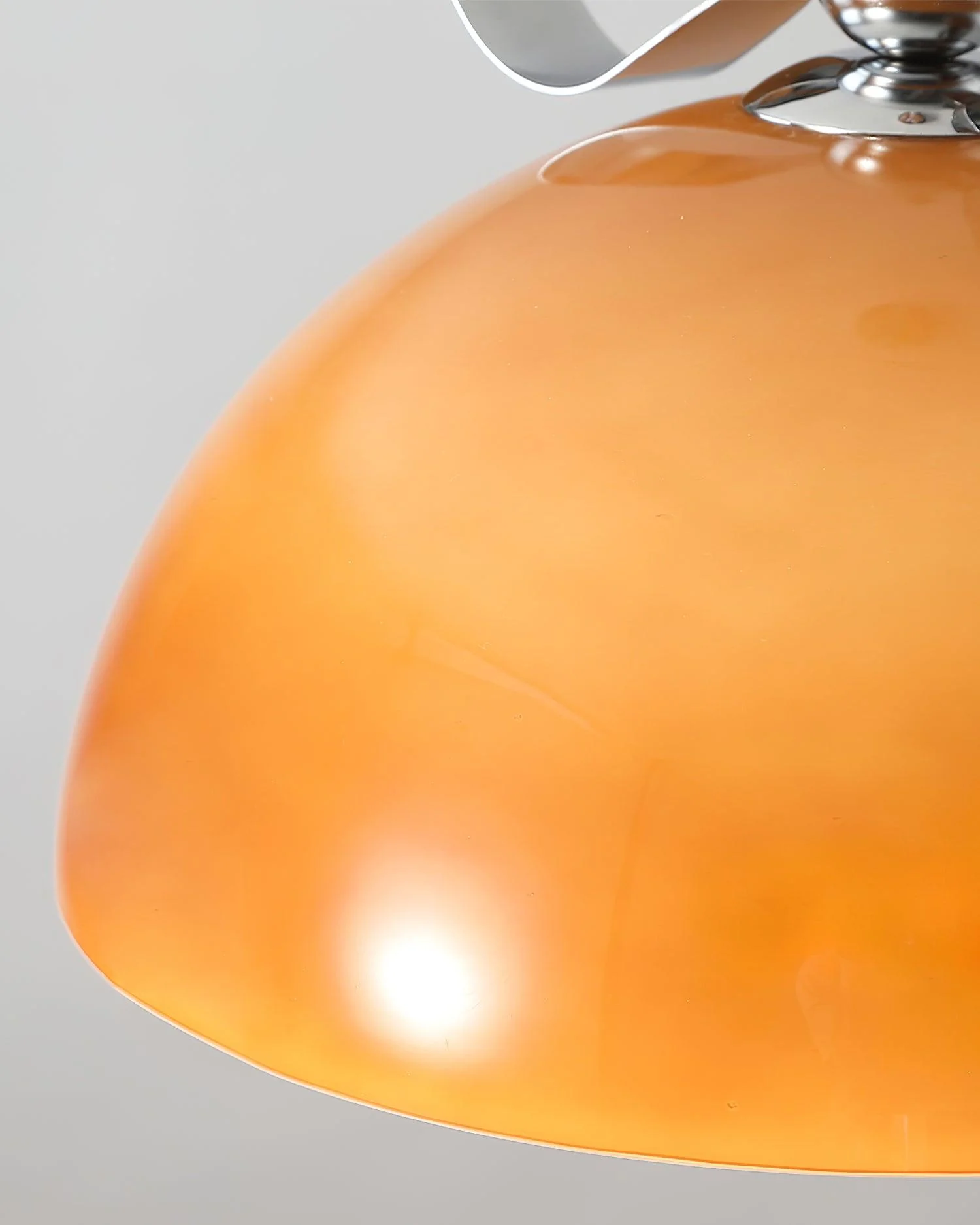 Lustra Pendant Light Glass Amber Dining - Image 12