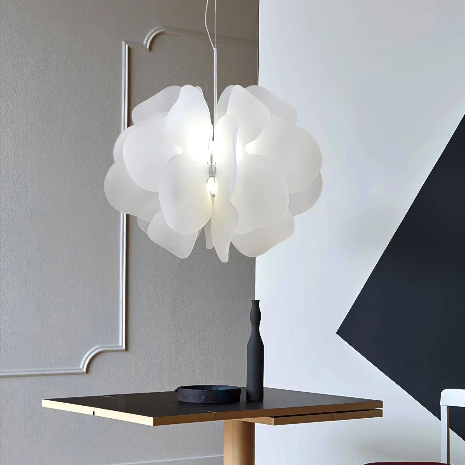 Lustra Pendant Light Plastic Floral - Image 19