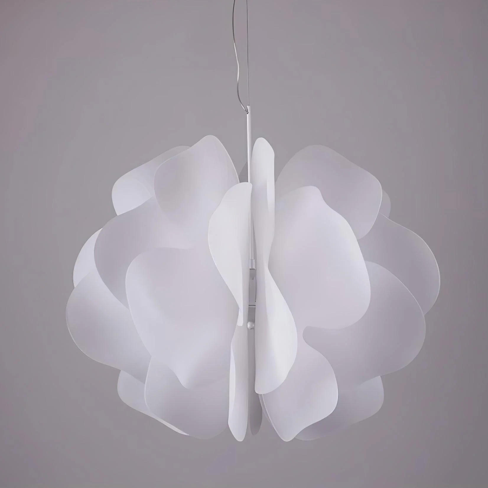 Lustra Pendant Light Plastic Floral - Image 6