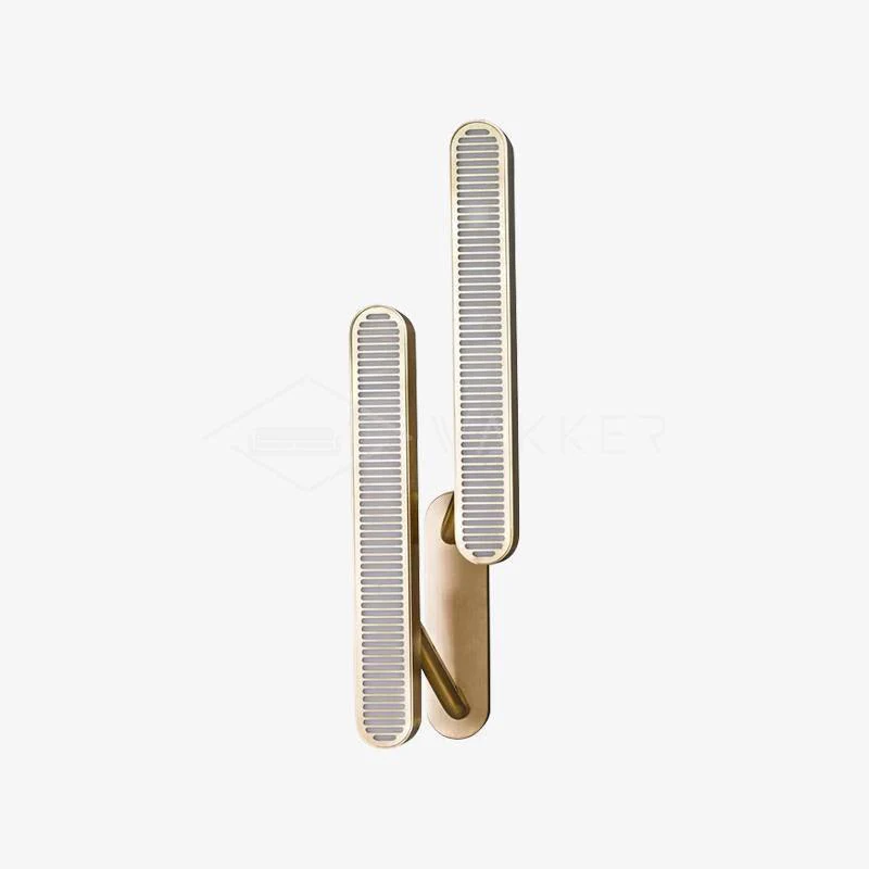Lustra Wall Lamp Brass Slotted Grill - Image 30