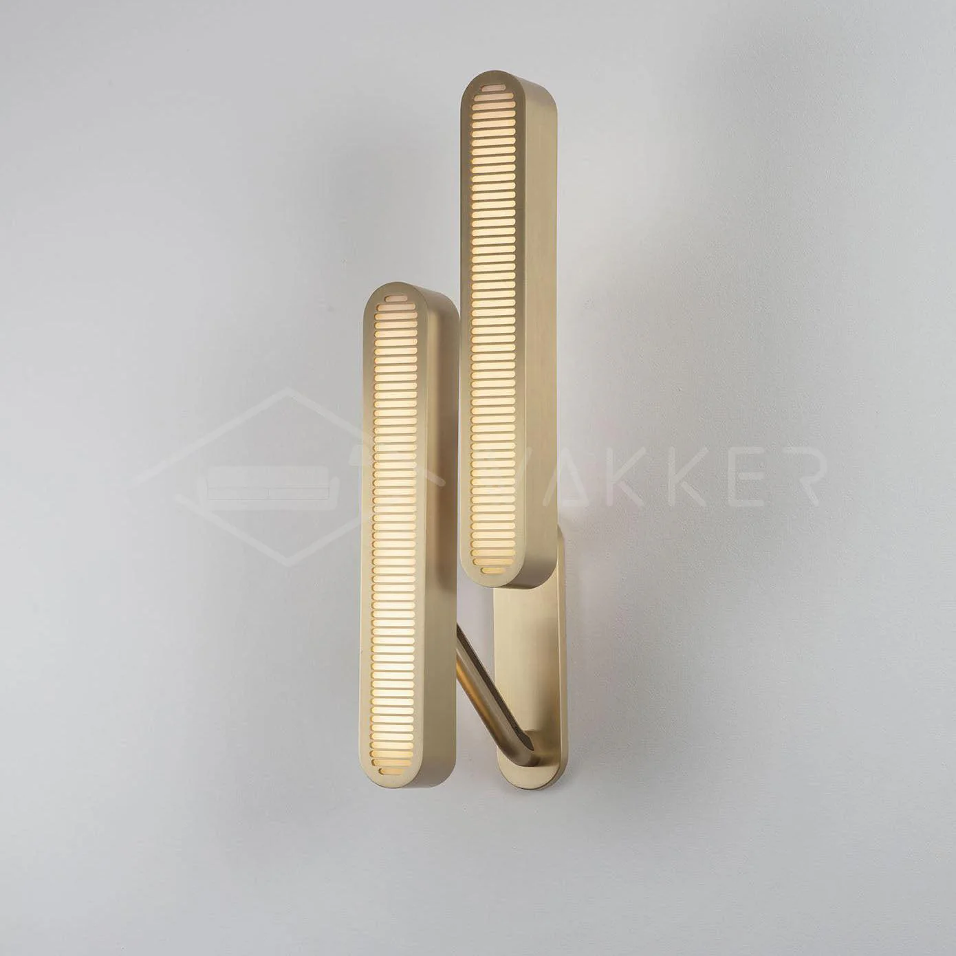 Lustra Wall Lamp Brass Slotted Grill - Image 33