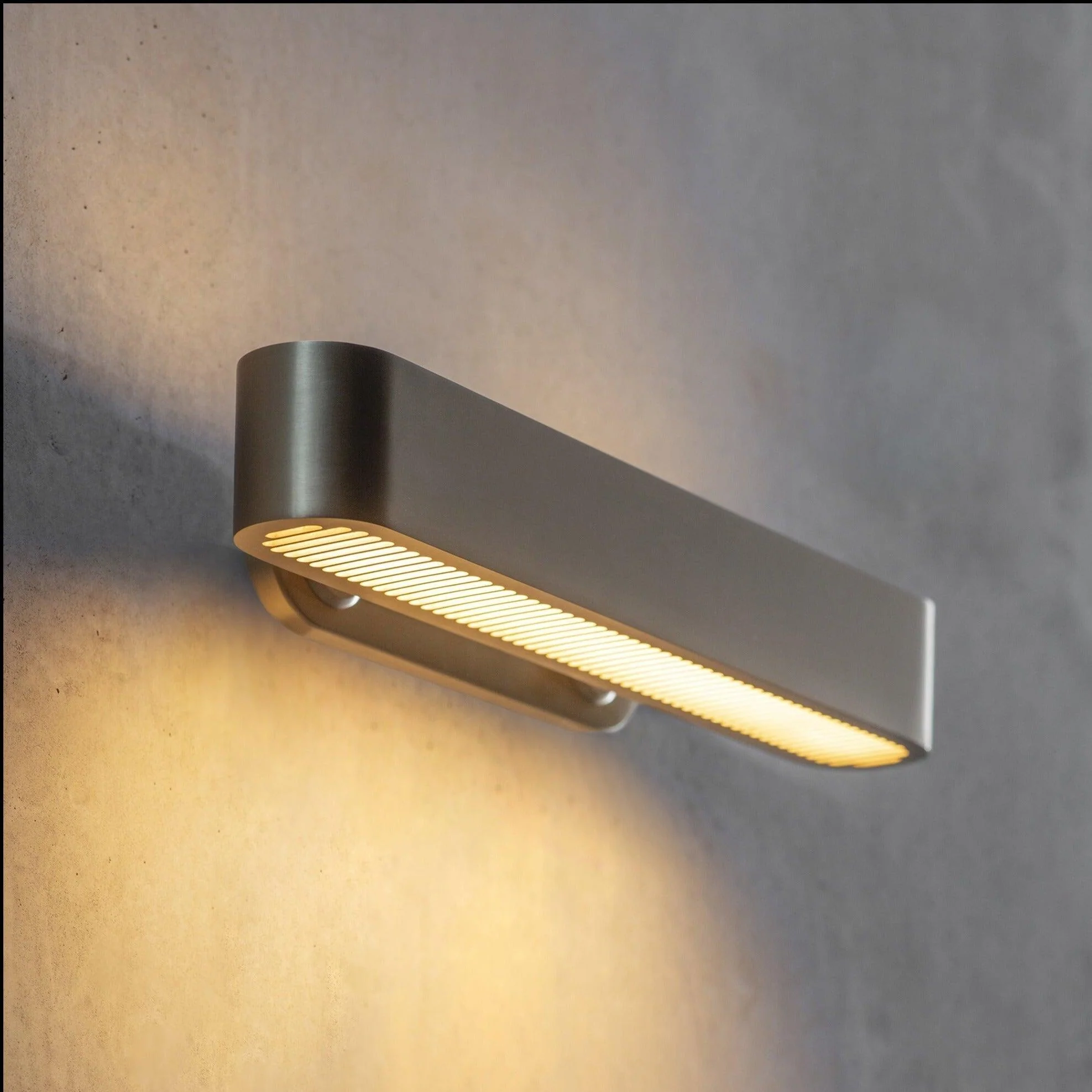 Lustra Wall Lamp Brass Slotted Grill - Image 43