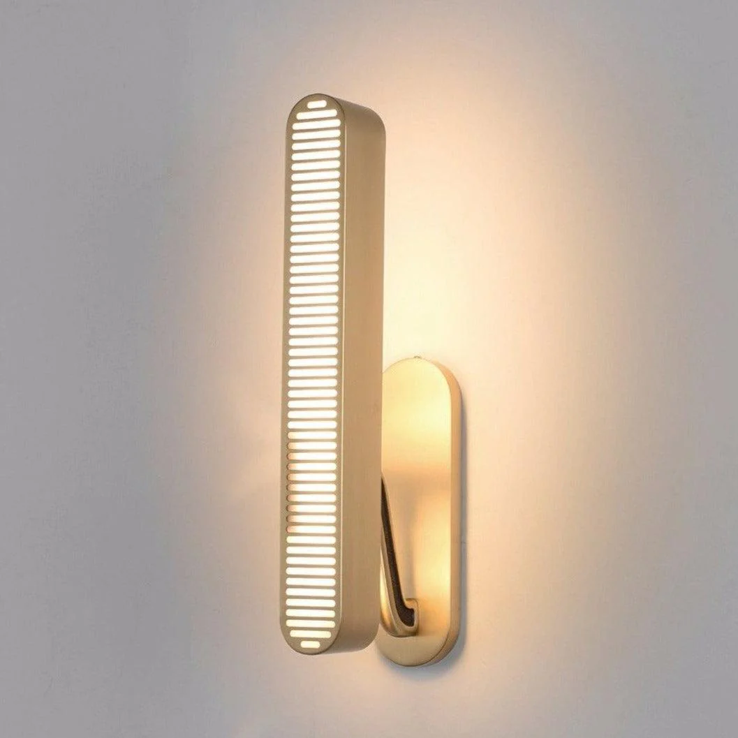 Lustra Wall Lamp Brass Slotted Grill - Image 44
