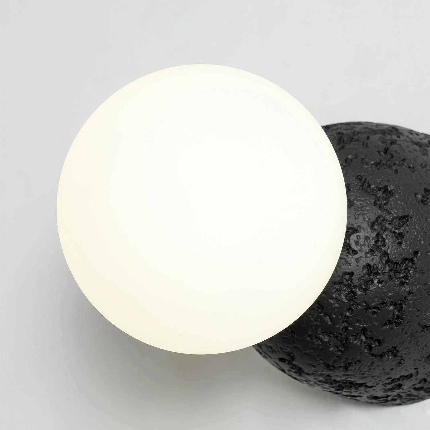 Lustra Wall Lamp Concrete Opal Glass - Image 22