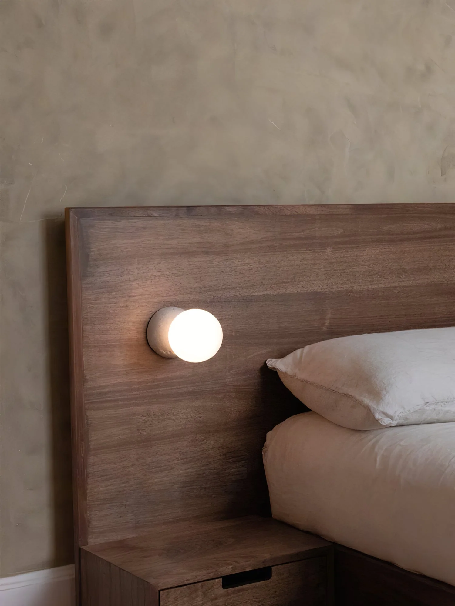 Lustra Wall Lamp Concrete Opal Glass - Image 30
