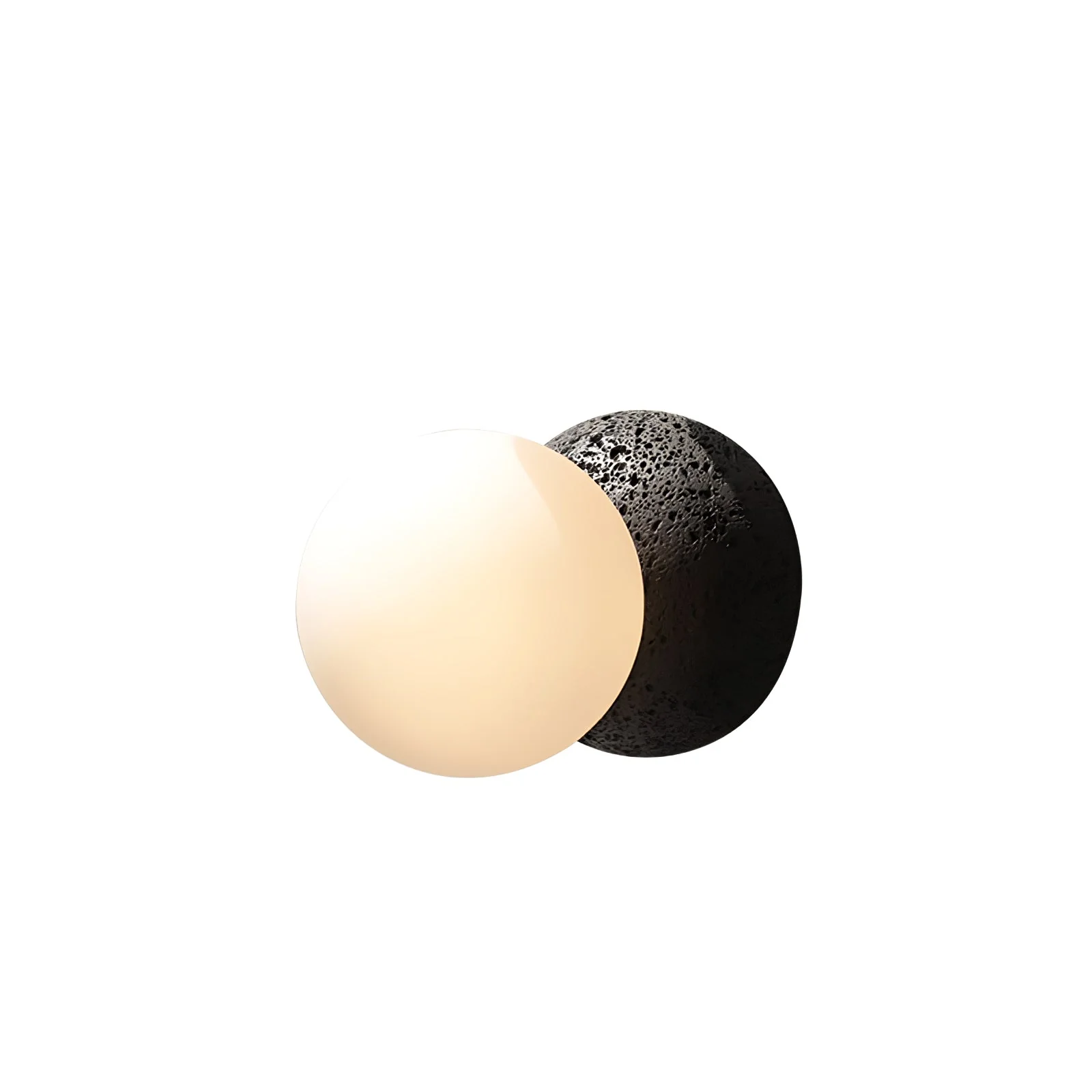 Lustra Wall Lamp Concrete Opal Glass - Image 36