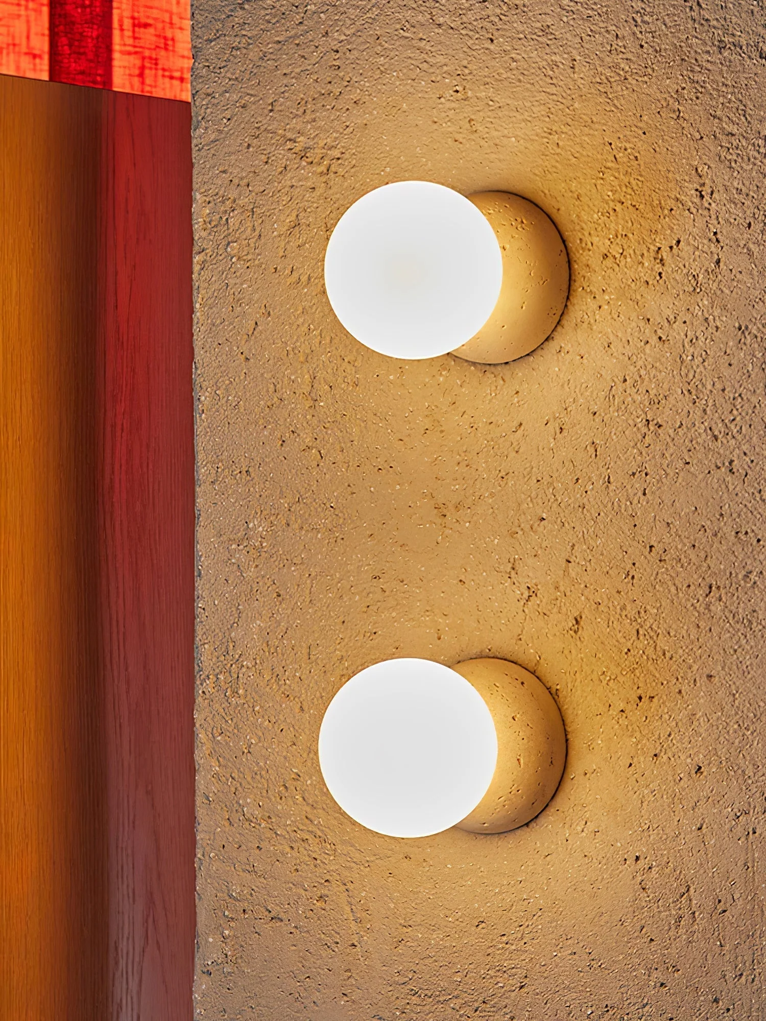 Lustra Wall Lamp Concrete Opal Glass - Image 37