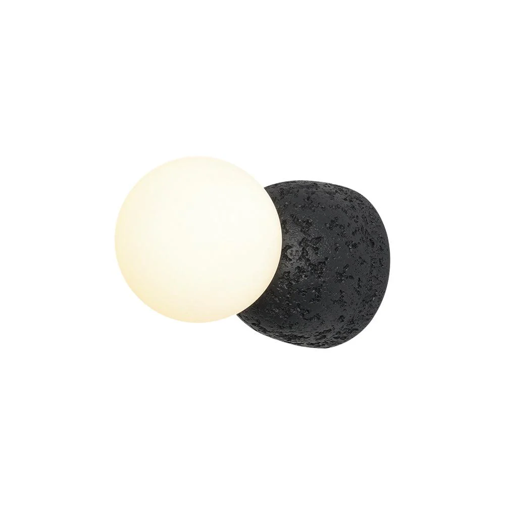 Lustra Wall Lamp Concrete Opal Glass - Image 39