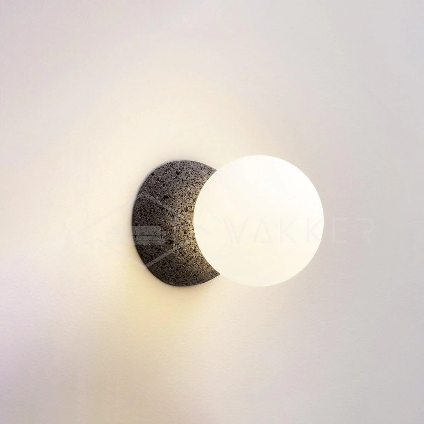 Lustra Wall Lamp Concrete Opal Glass - Image 41
