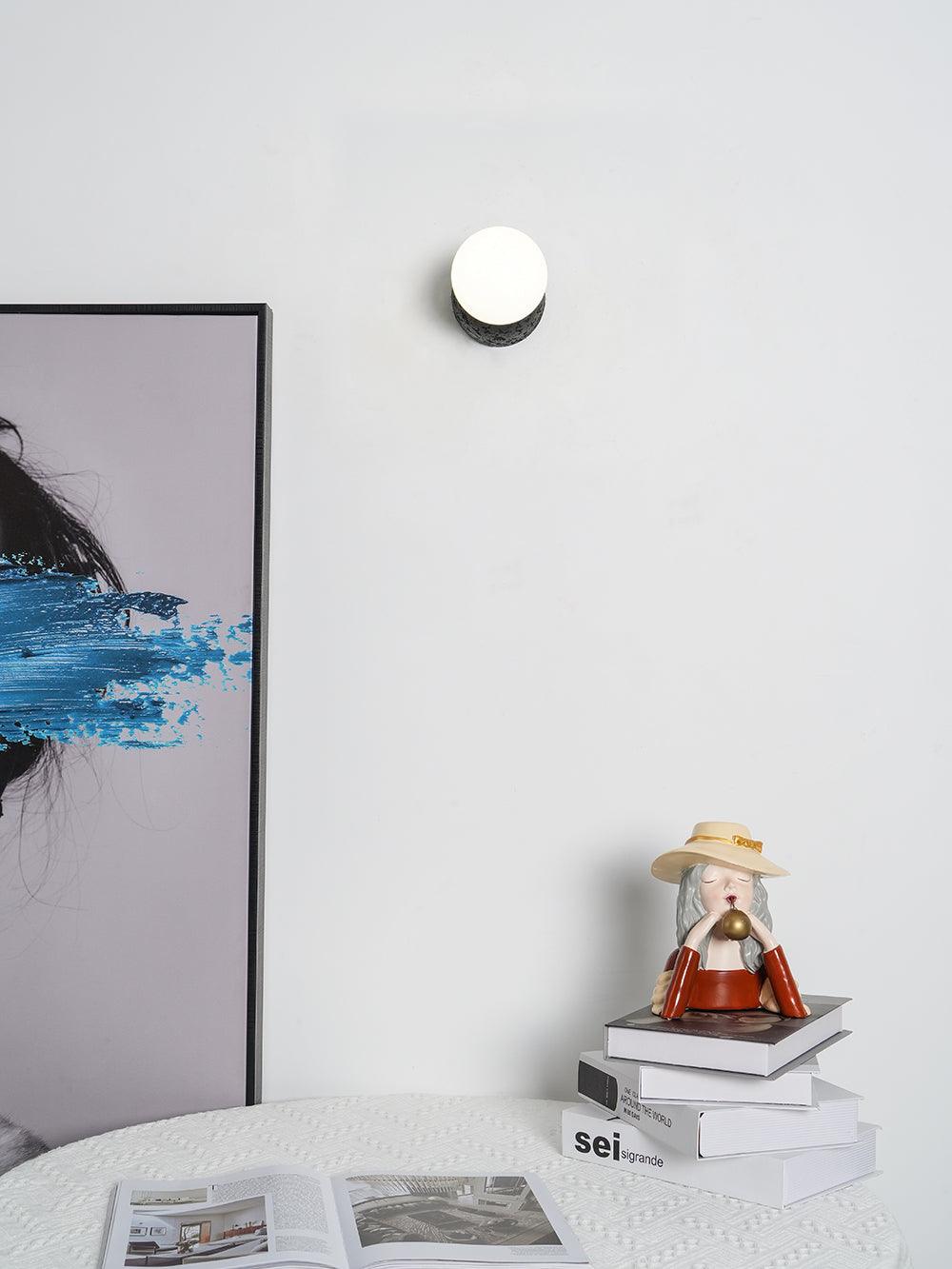 Lustra Wall Lamp Concrete Opal Glass - Image 46