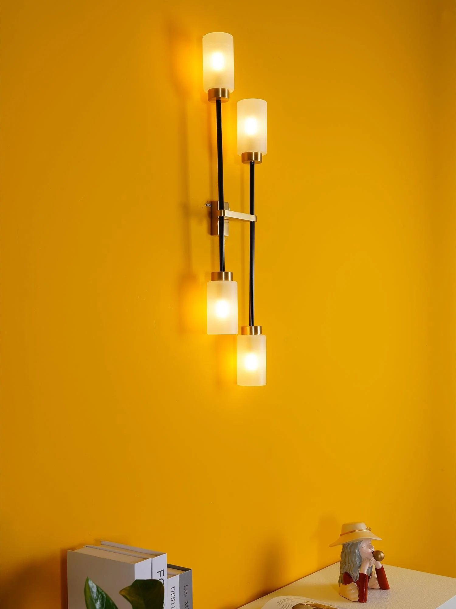 Lustra Wall Lamp Cylinder Glass Linear - Image 17
