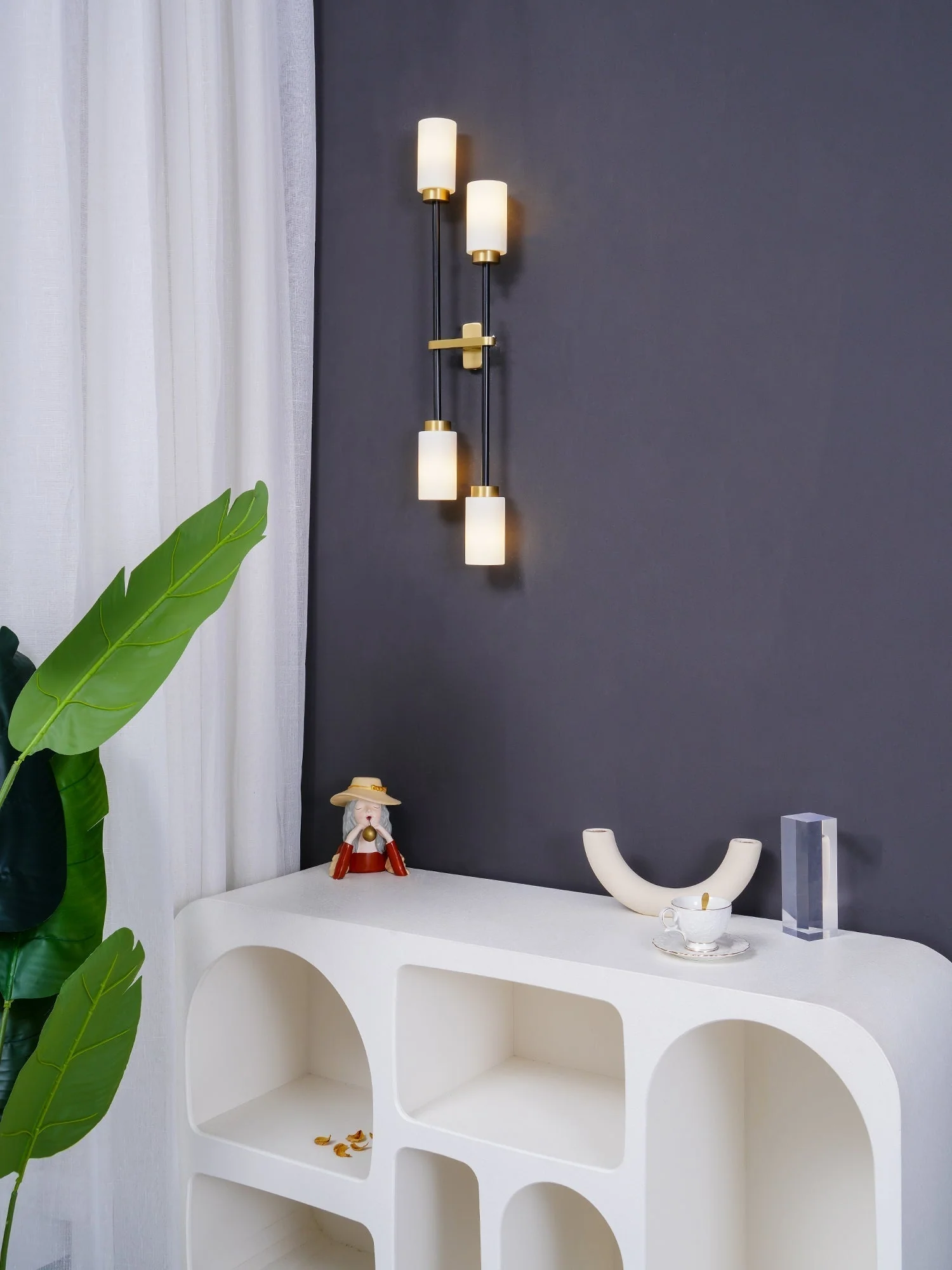 Lustra Wall Lamp Cylinder Glass Linear - Image 56