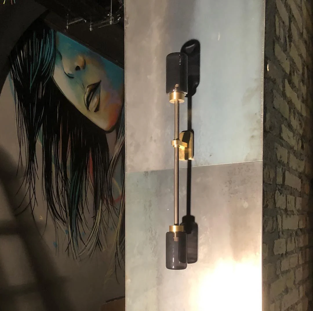 Lustra Wall Lamp Cylinder Glass Linear - Image 8