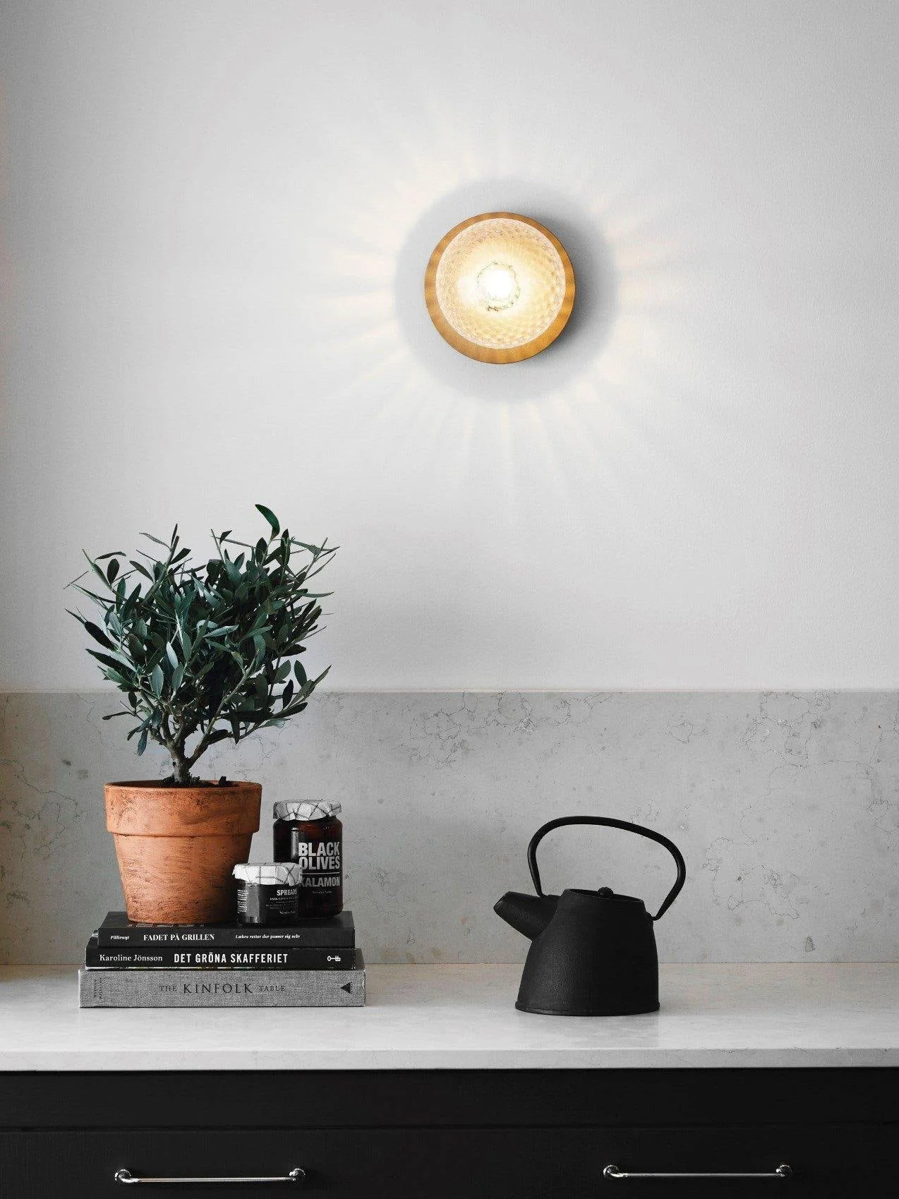 Lustra Wall Lamp Disc Globe Minimalist - Image 101