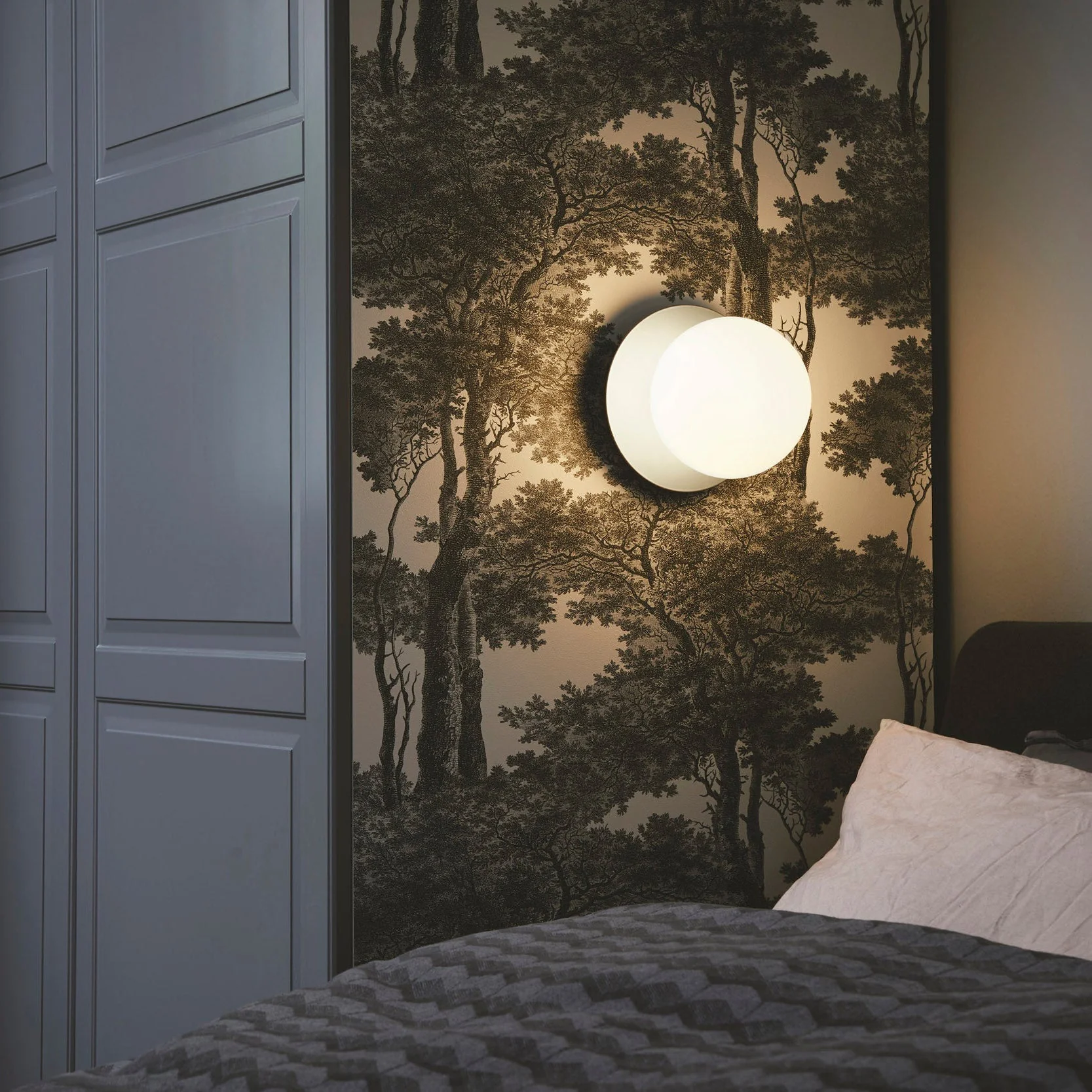 Lustra Wall Lamp Disc Globe Minimalist - Image 112