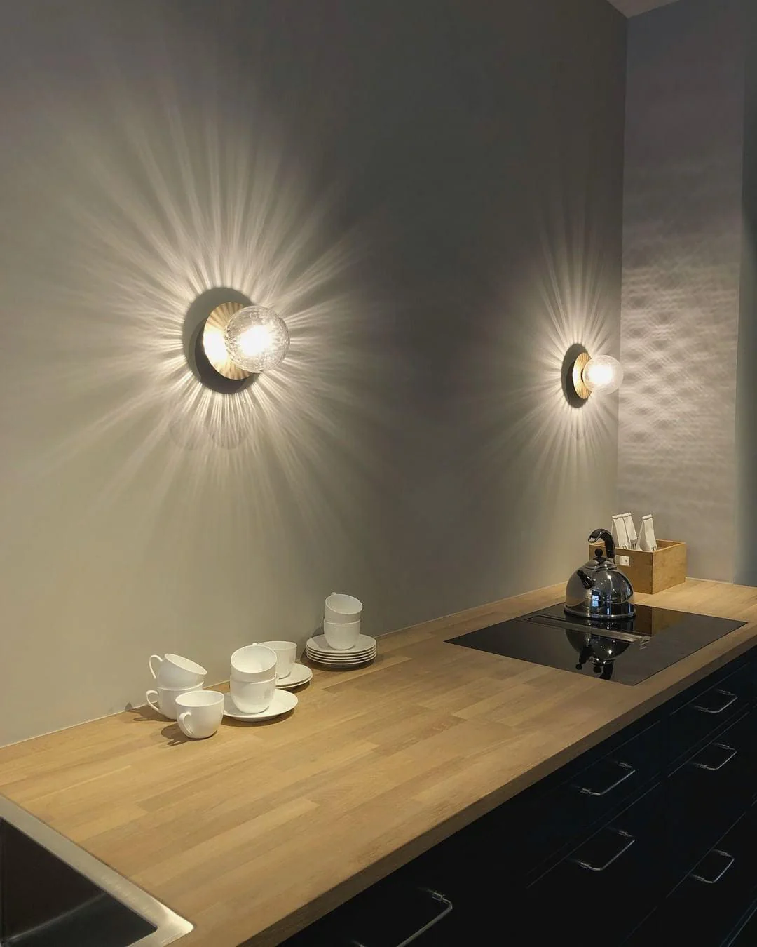 Lustra Wall Lamp Disc Globe Minimalist - Image 45