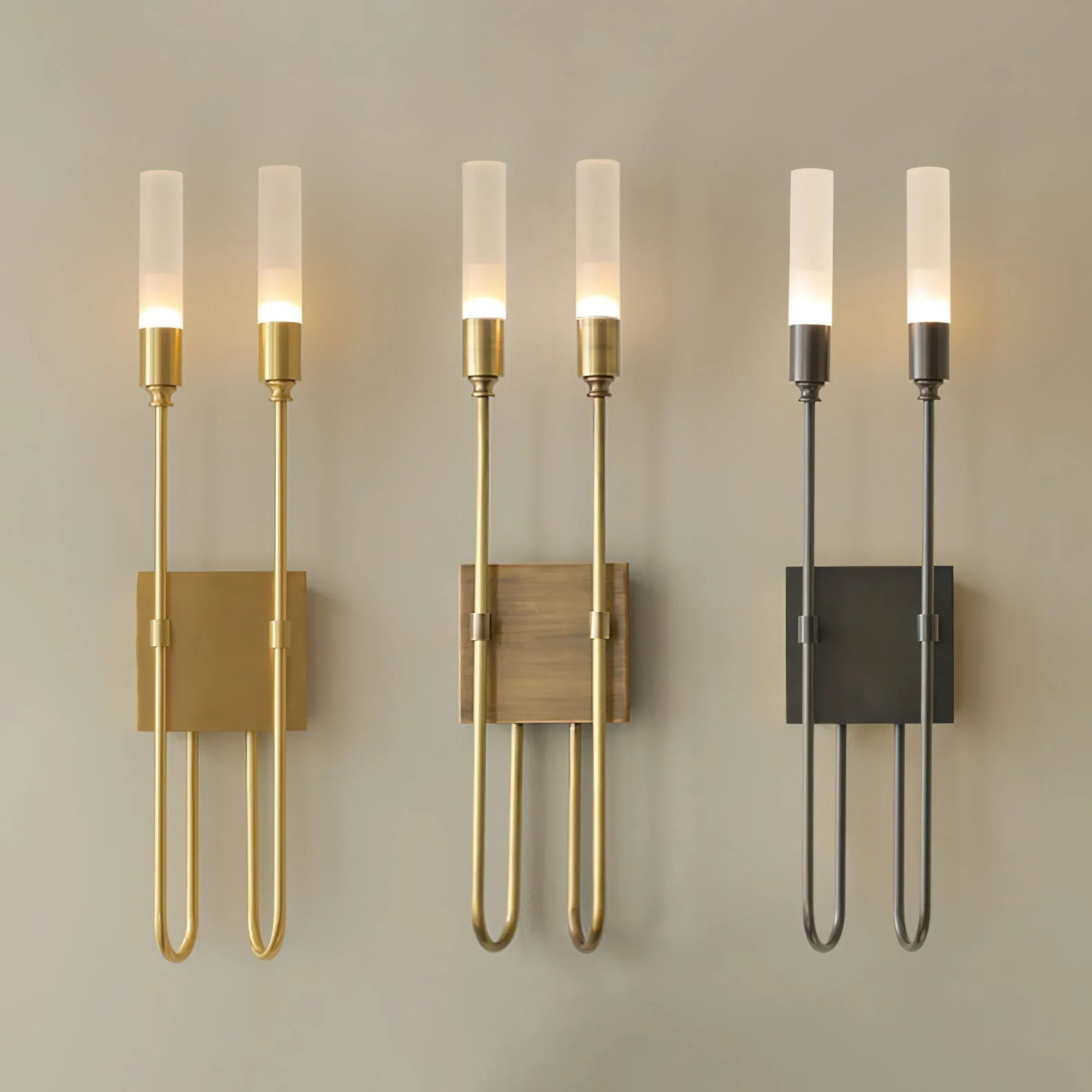 Lustra Wall Lamp Double Rod Minimalist - Image 10