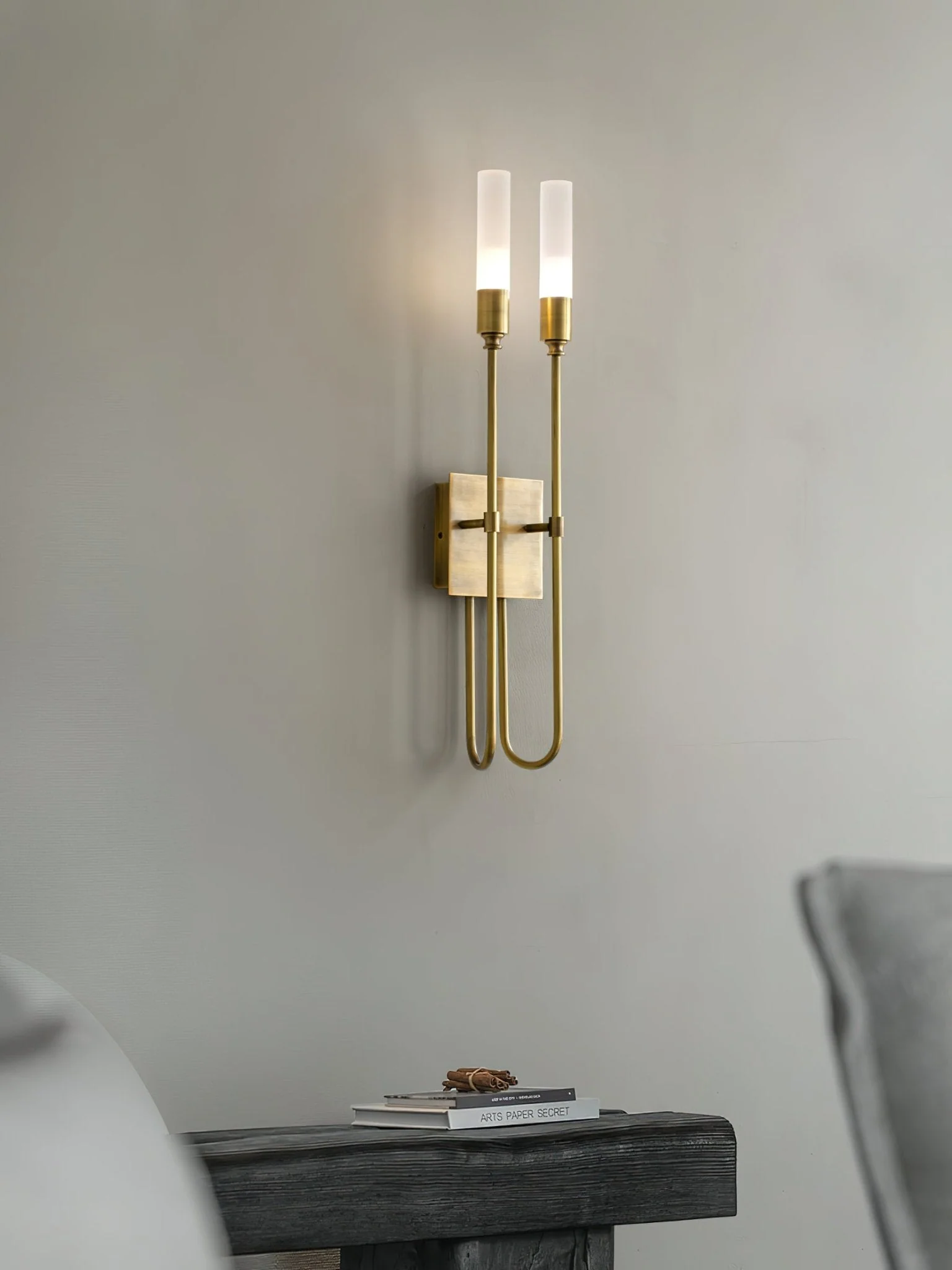 Lustra Wall Lamp Double Rod Minimalist - Image 16