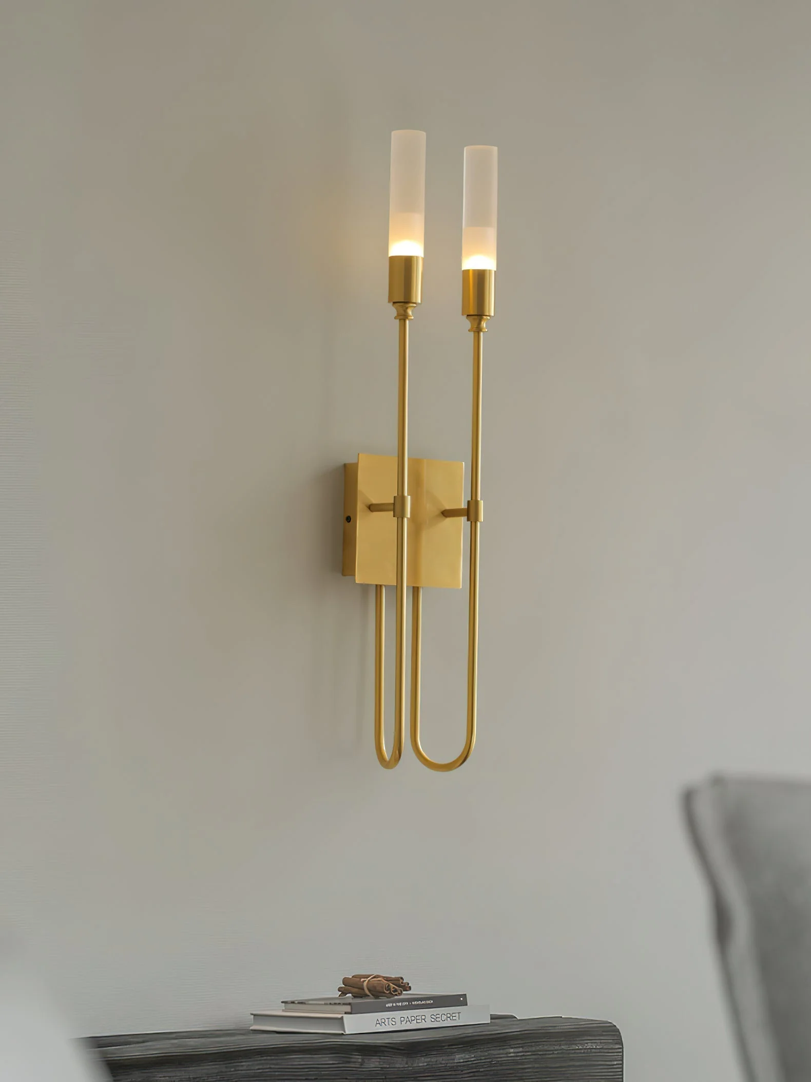 Lustra Wall Lamp Double Rod Minimalist - Image 22