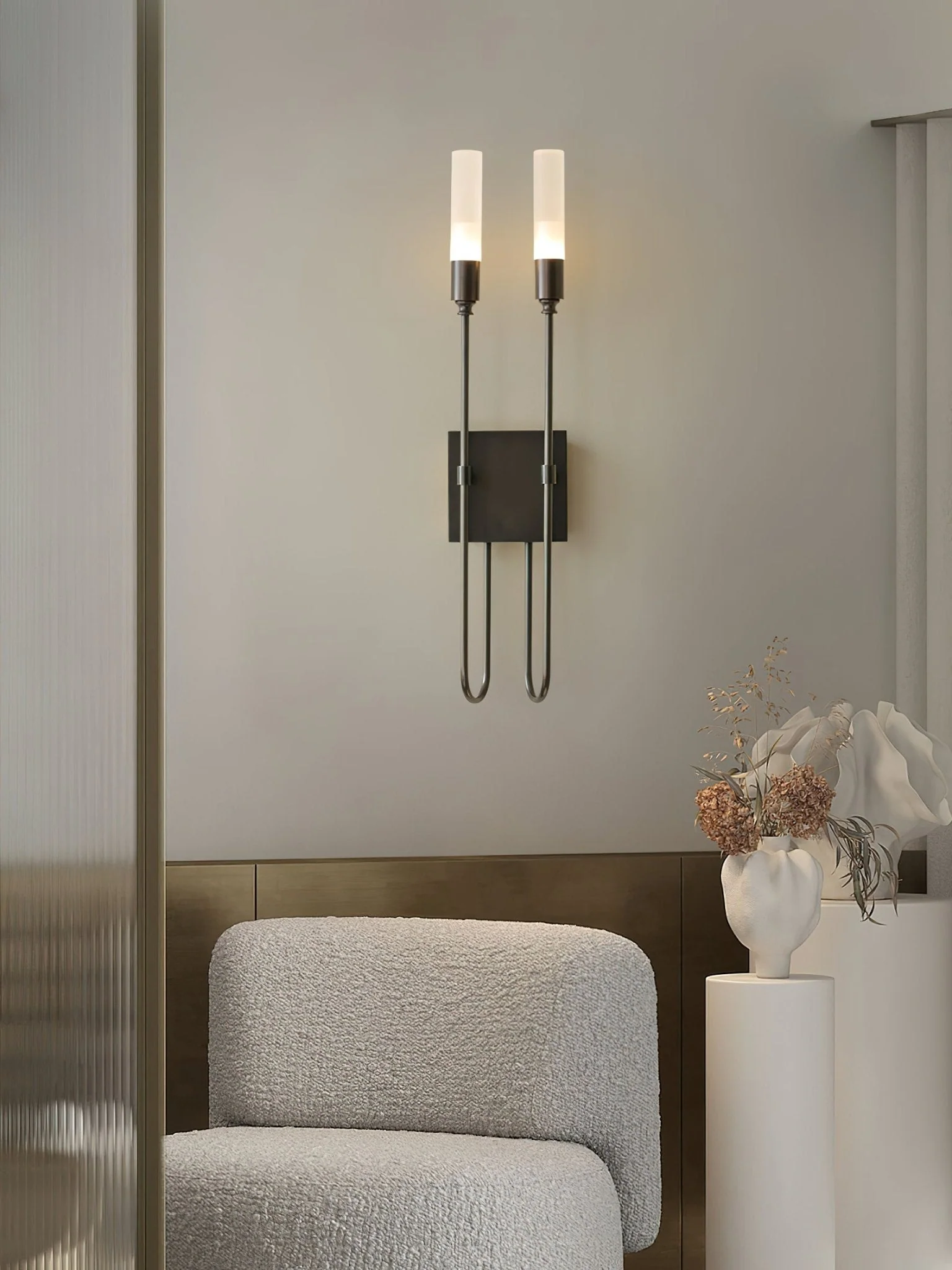 Lustra Wall Lamp Double Rod Minimalist - Image 28