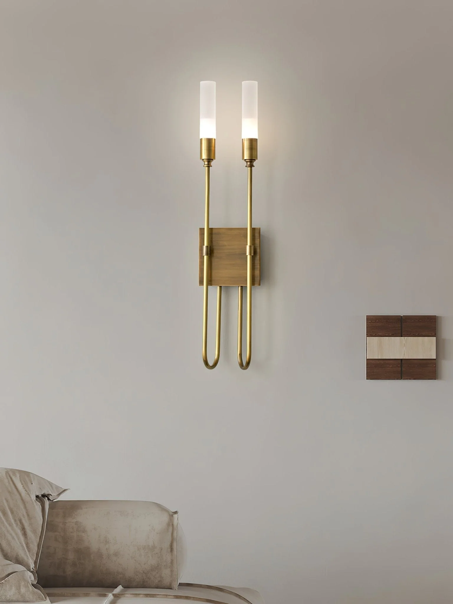 Lustra Wall Lamp Double Rod Minimalist - Image 4