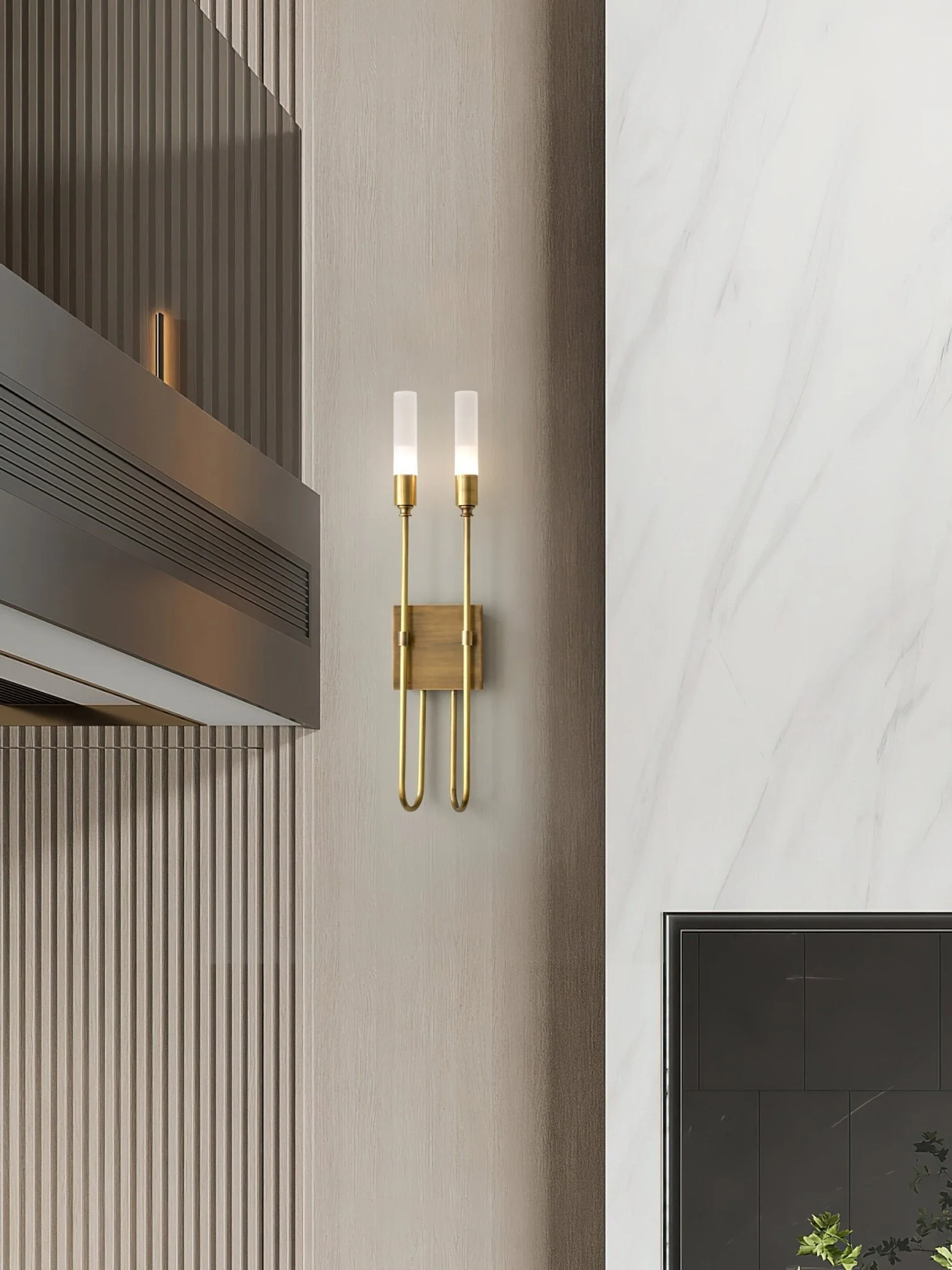 Lustra Wall Lamp Double Rod Minimalist - Image 43