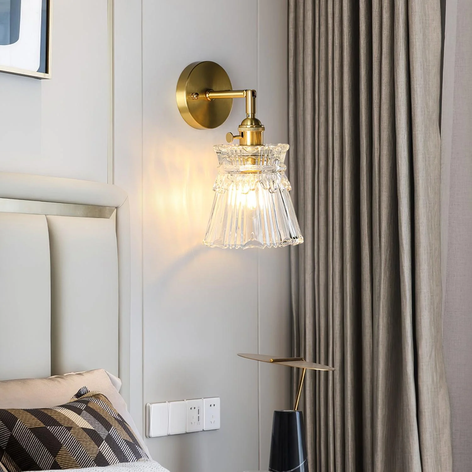 Lustra Wall Lamp Flared Crystal Classic - Image 16