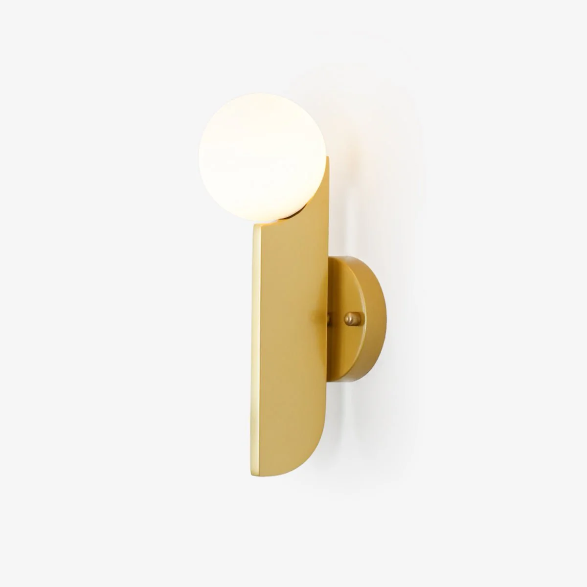 Lustra Wall Lamp Glass Globe Sculptural