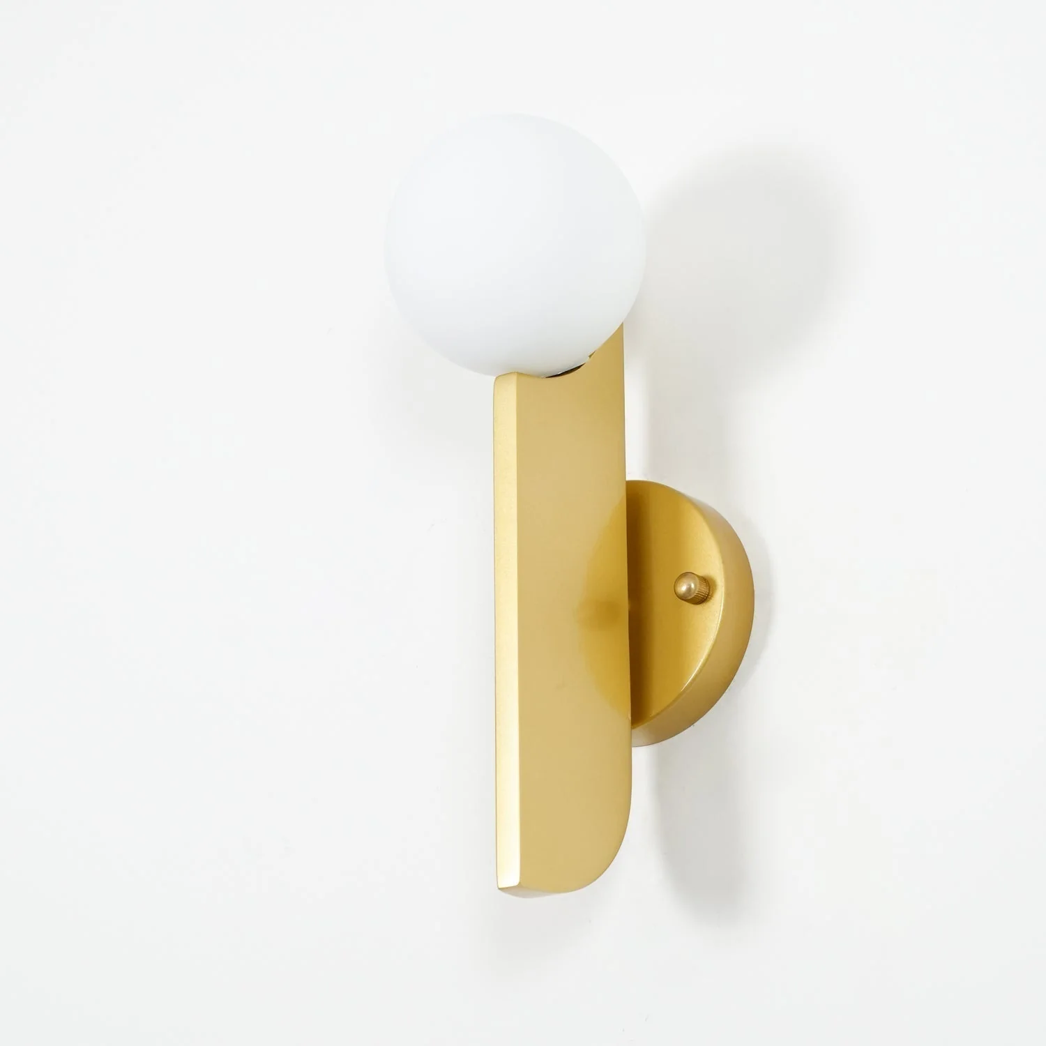 Lustra Wall Lamp Glass Globe Sculptural - Image 12