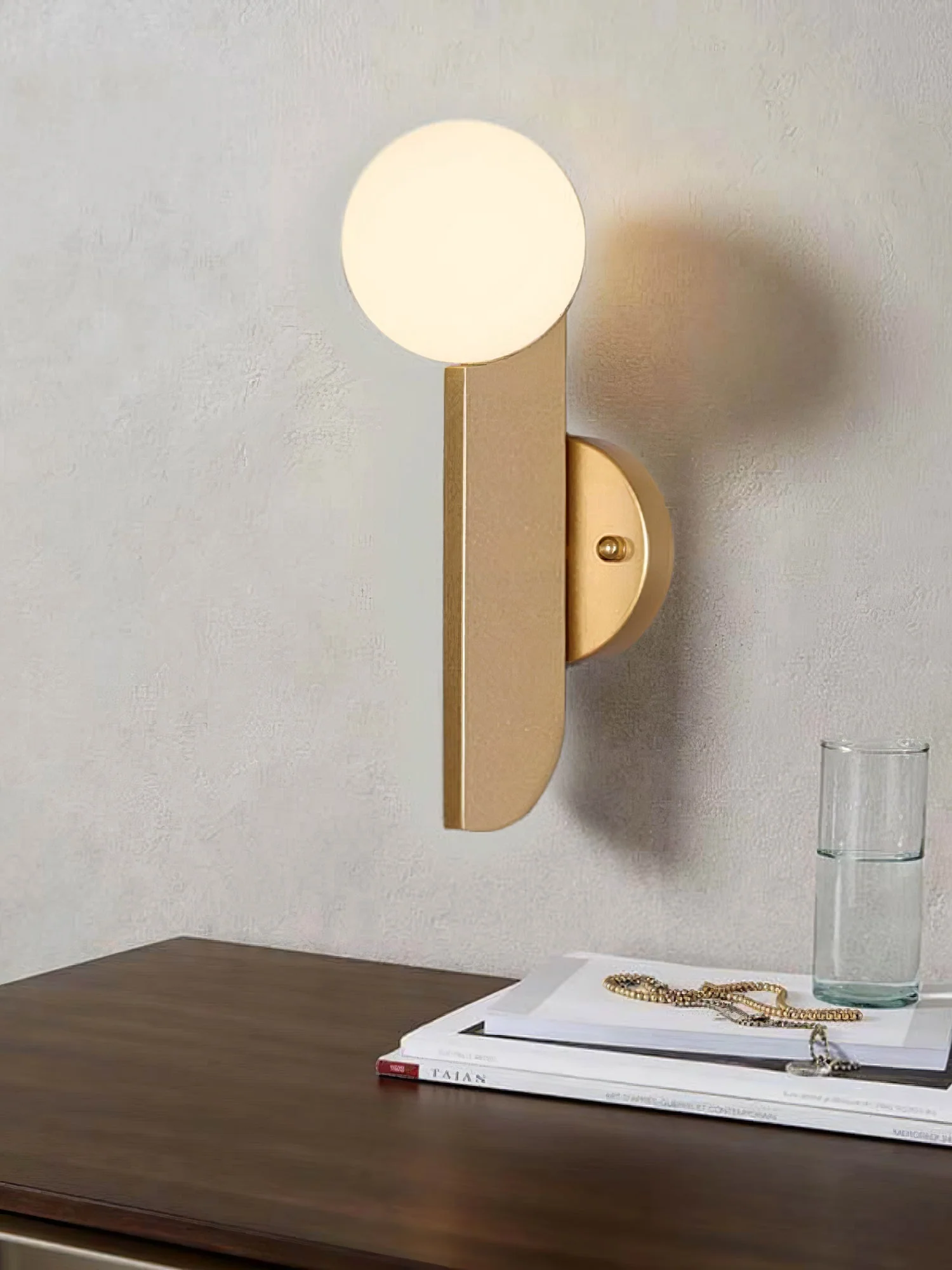 Lustra Wall Lamp Glass Globe Sculptural - Image 34