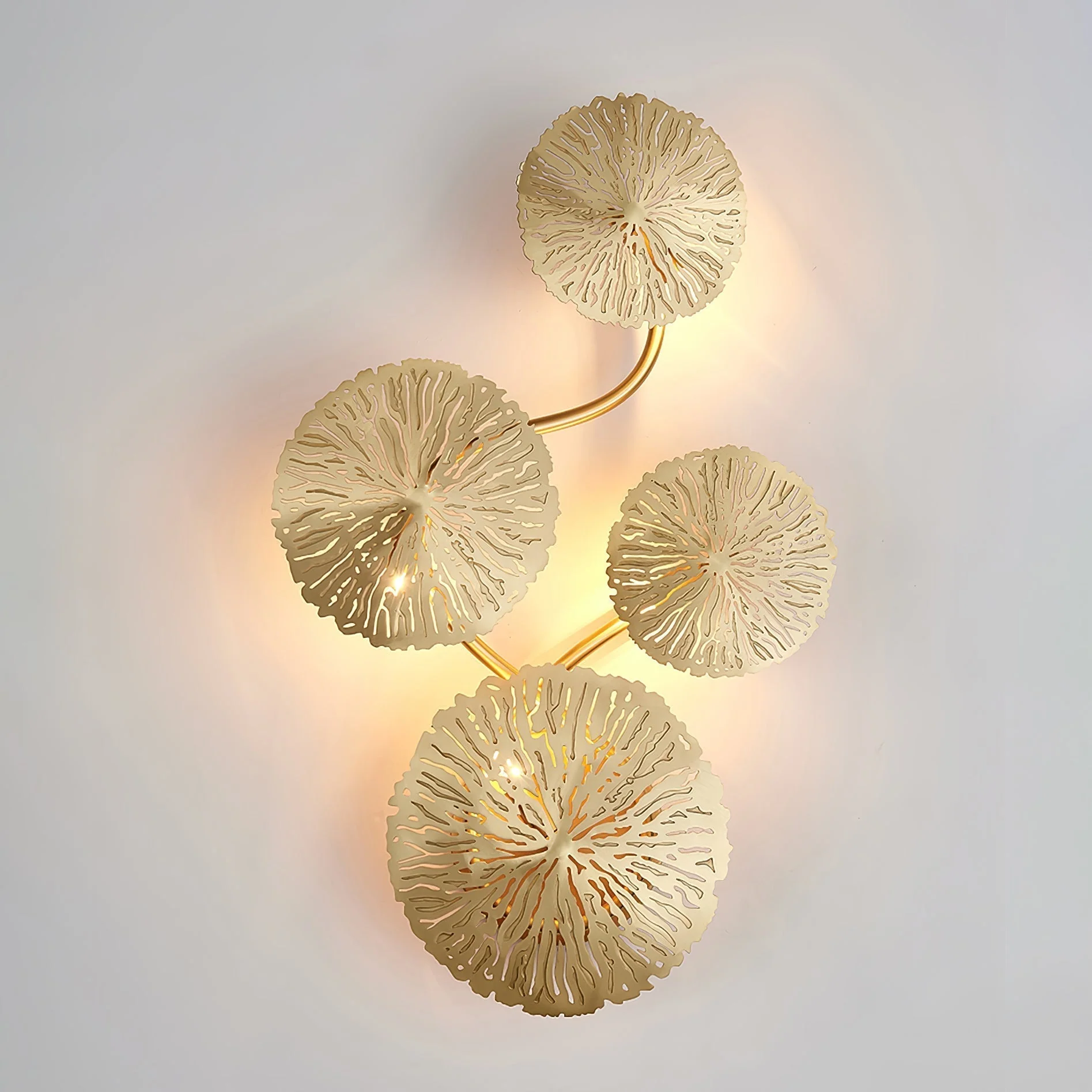 Lustra Wall Lamp Lotus Leaf Brass - Image 41