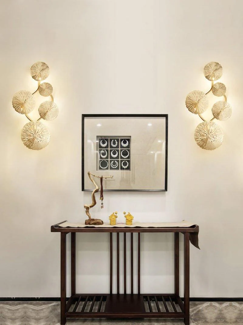 Lustra Wall Lamp Lotus Leaf Brass - Image 6