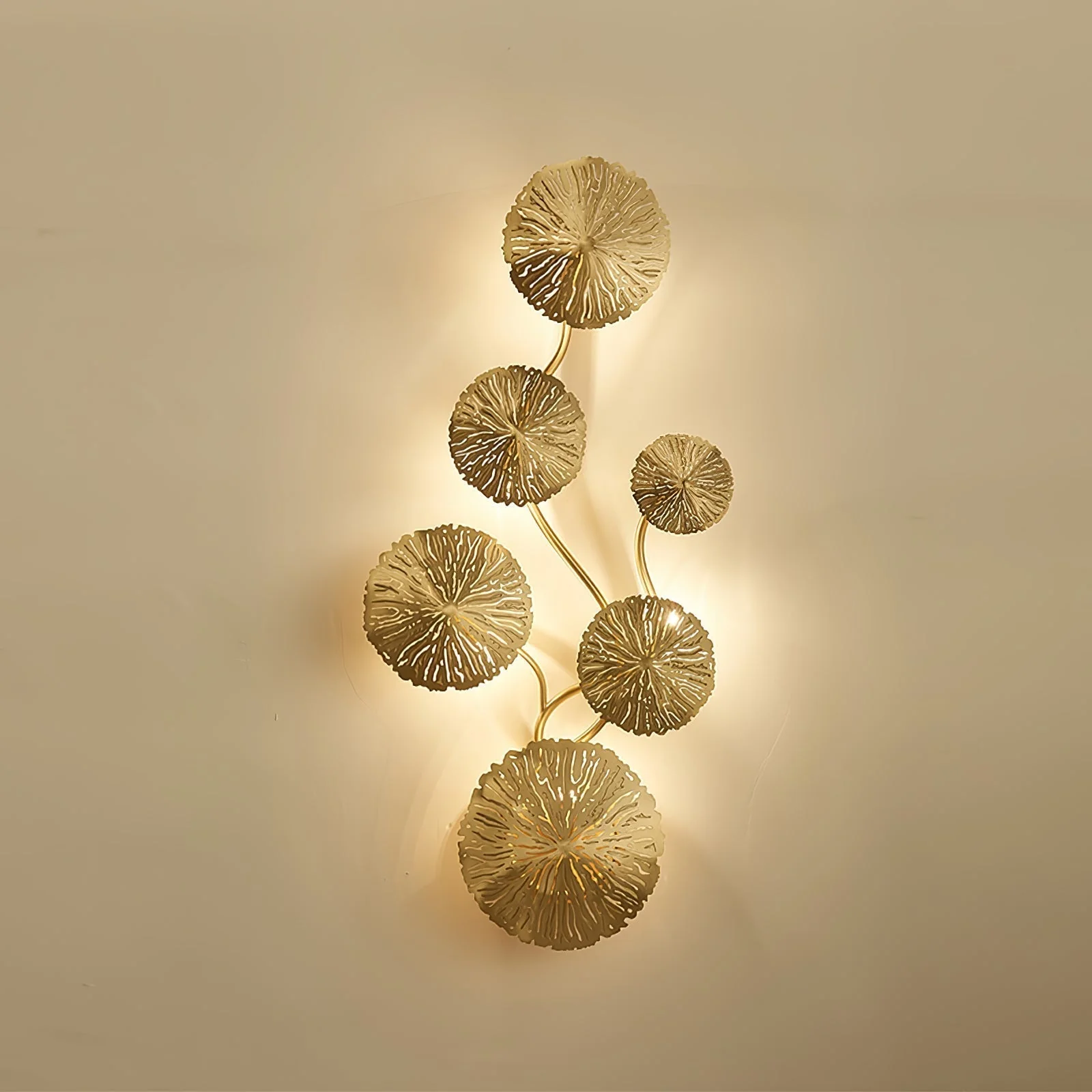 Lustra Wall Lamp Lotus Leaf Brass - Image 68