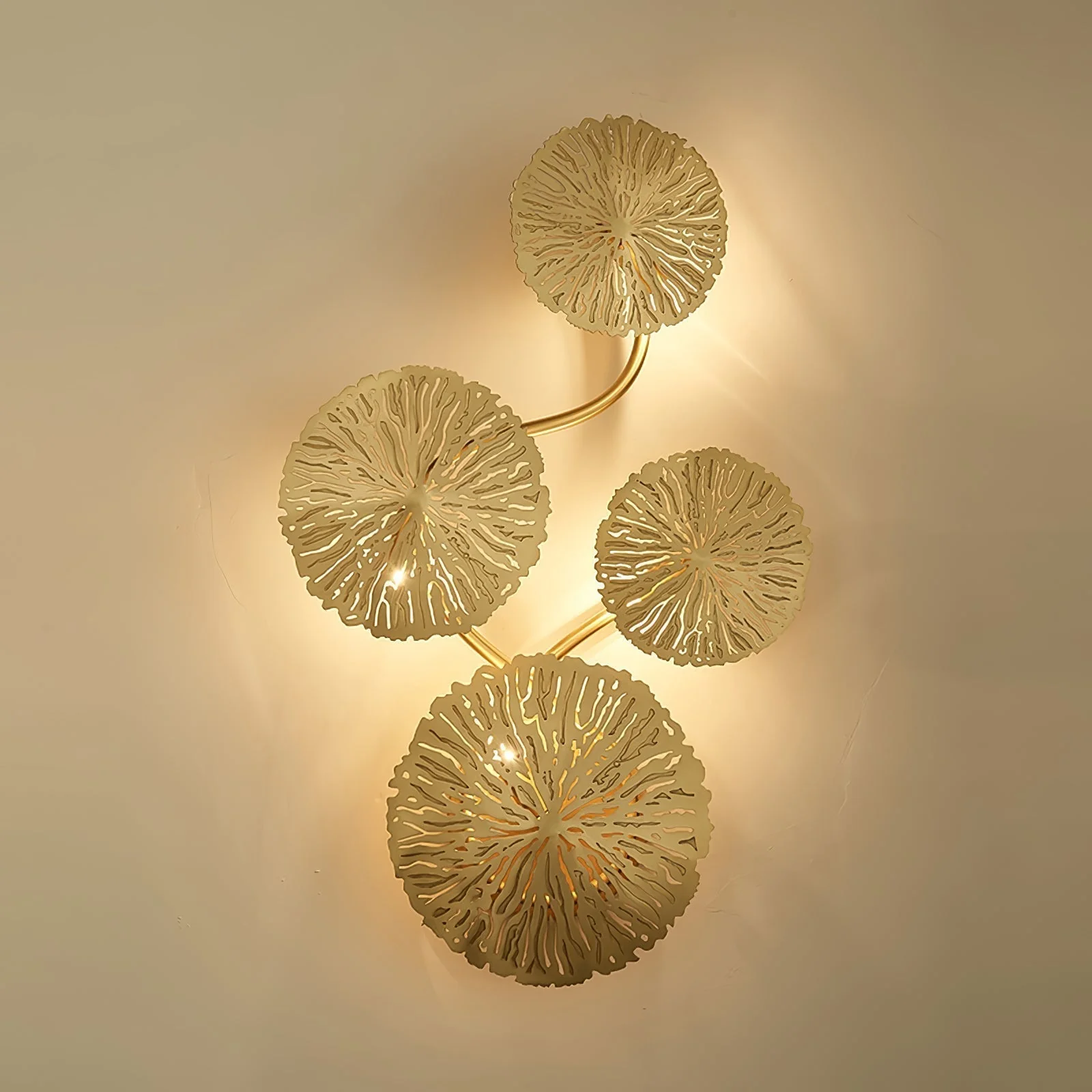 Lustra Wall Lamp Lotus Leaf Brass - Image 69